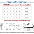 thumbnail image 4 of Women's Wide Width Flat Sandals, Flip Flop Casual Strapy Sandals on Summer Beach Shoes for Women., 4 of 9