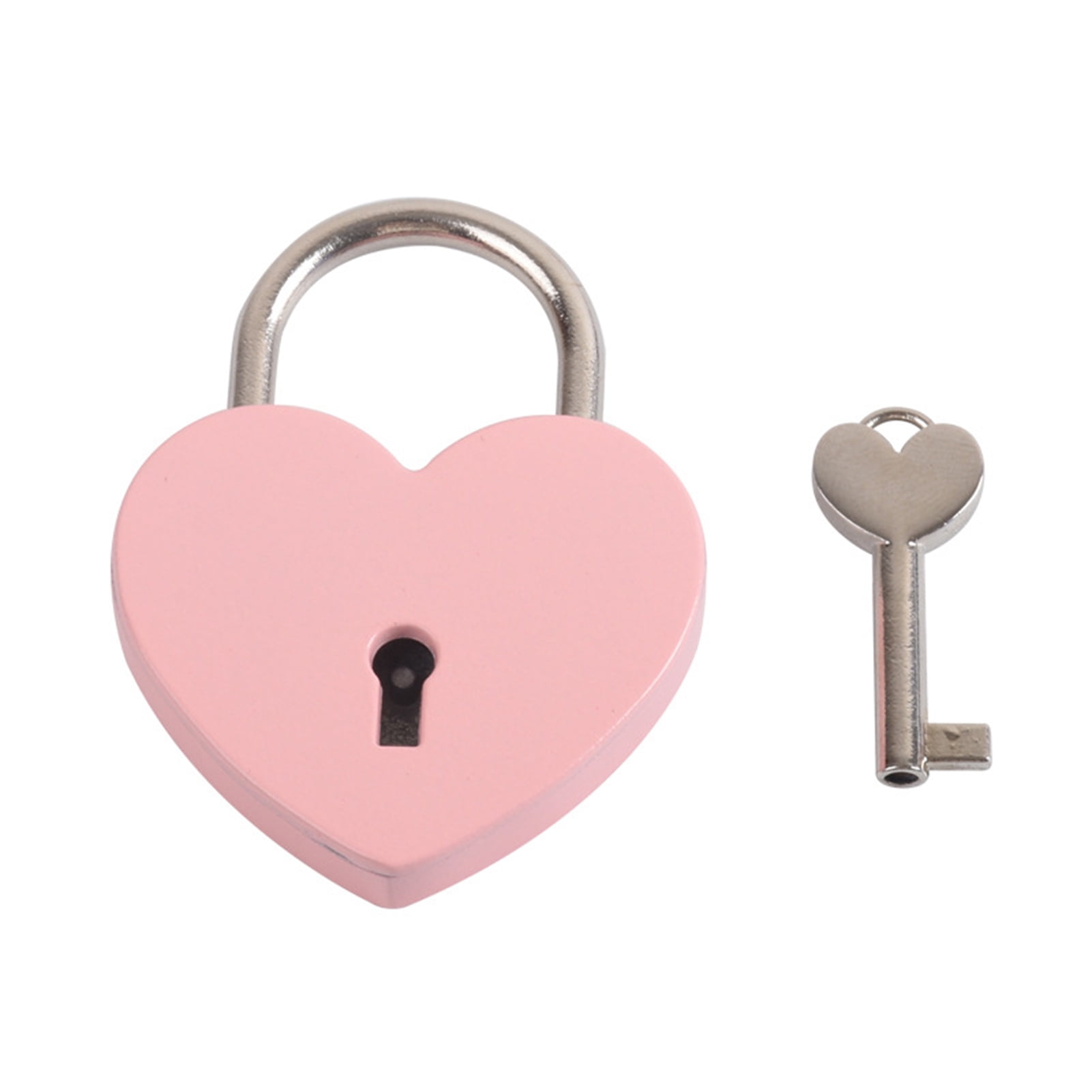Portable 6 pcs/lot Mini Lovely Round Heart Shape Storage Box with Key  Chain,Cute Metal