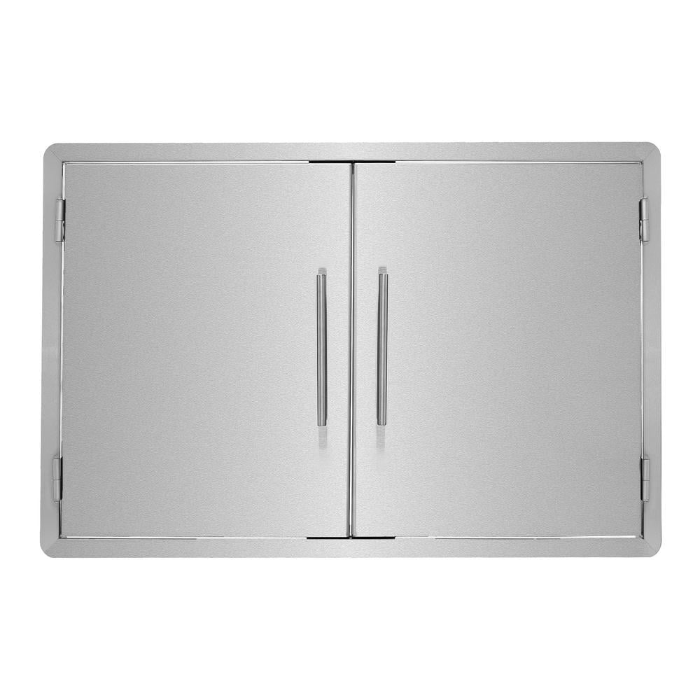 AdirHome Stainless Steel BBQ Grill Door Panel, RustResistant, Single
