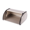 thumbnail image 4 of Vintage Bread Box Storage Rollup Top Light Gray Bread Boxes, 4 of 8