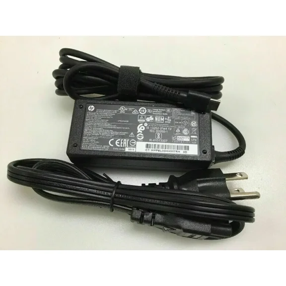 Pre-Owned New Genuine HP 45Watt USB-C Type AC Adapter 934739-850 935444-002
