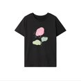 thumbnail image 1 of Camiseta para Mujer Camiseta Básica Streetwear Camiseta con Cuello Redondo para Mujer para Acampar Vacaciones Trabajo M, 1 of 7