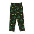 thumbnail image 4 of Balery St. Patrick's Day8 print Women's Pajama Pants,Ultra Lightweight Pjs,Lounge Pant-Small, 4 of 9