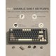 thumbnail image 5 of 138 teclas personalizadas PBT Doubleshot Keycaps Cherry Profile Retro marrón gris Keycaps para teclado mecánico Cherry Gateron MX Switch, 5 of 5