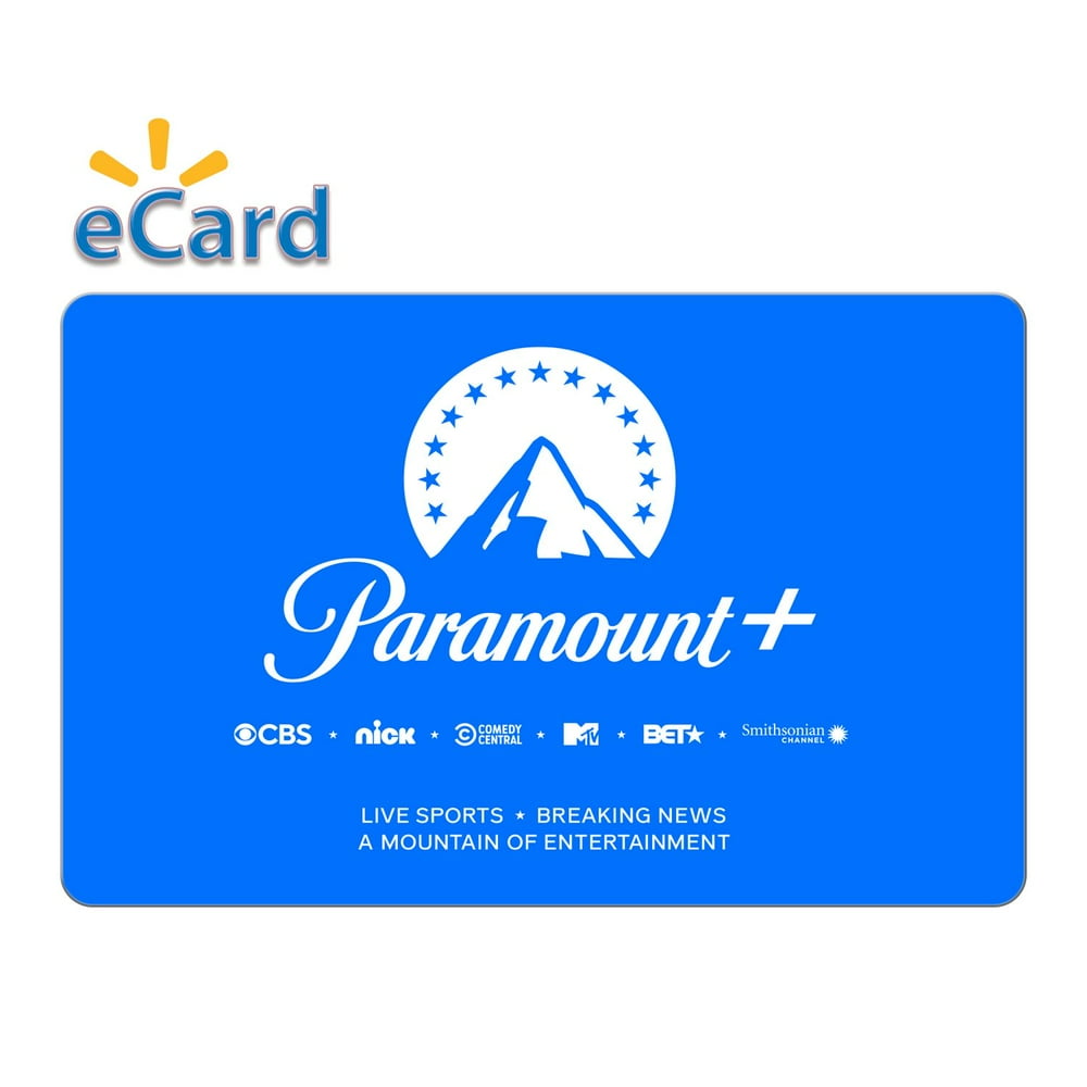 CBSi Paramount Plus $25 Gift Card (Email Delivery) - Walmart.com