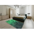 thumbnail image 4 of Ahgly Company Indoor Rectangle Patterned Dark Blue Grey Blue Area Rugs, 7' x 10', 4 of 6