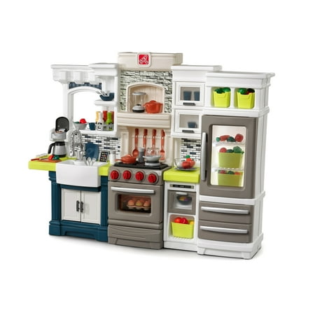 Step2 1 Piece Elegent Edge Plastic Play Kitchen, Multi-color