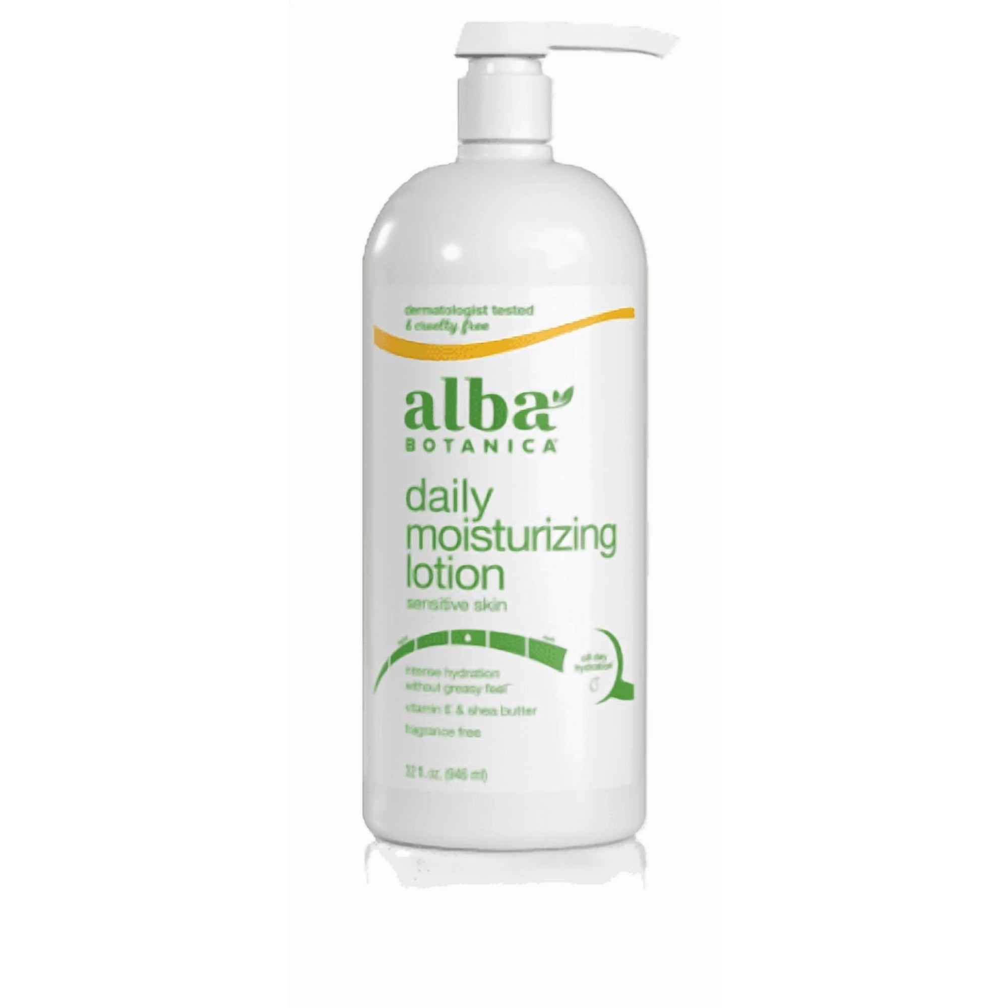 Alba Botanica Very Emollient Body Lotion, Maximum Dry Skin Formula, 32 Ounce