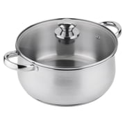 Magefesa Vesta 10 Piece Non-Stick Stainless Steel Cookware Set, Polished