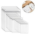 thumbnail image 3 of Lierteer 60PCS Jewelry Bags Clear Plastic Reclosable Thick lock Bags Necklace Ring, 3 of 7