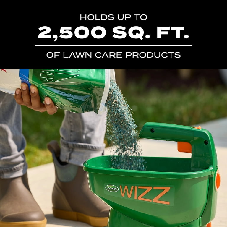Scotts Wizz Spreader for Seed, Fertilizer, Salt and Ice Melt