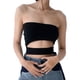 thumbnail image 1 of Top de tubo hueco para mujer, camiseta sin mangas corta sin mangas ajustada de Color puro elegante a la moda de verano para fiesta, 1 of 5