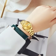 OLEVS Watches for Women Luxury Dress Quartz Analog Casual Gold Plated Stainless Steel Waterproof Luminous Date Fashion Ladies Wrist Watches Gifts Relojes para Mujer