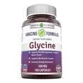 thumbnail image 1 of Amazing Formulas Glycine | 500 Mg | 180 Capsules, 1 of 3