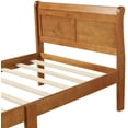 thumbnail image 5 of Harper & Bright Designs Wood Platform Bed Twin Bed Frame Mattress Foundation, Oak, 5 of 7