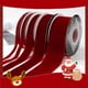 thumbnail image 5 of Cinta de Terciopelo Borgoña – 5 Yardas de Cinta de Raso de Poliéster con Flocado, para Envolver Regalos Navideños y Hacer Lazos DIY, Decoración de Mesas de Fiesta y Manualidades Florales, 5 of 6