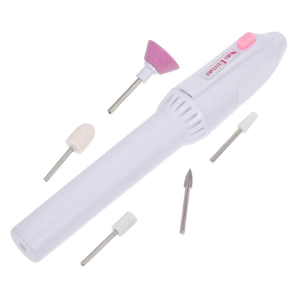 1 Set Portable Manicure Electric Nail Polishing Machine Nail Art Model Grinding Machine Mini Manicure Pen-shaped Practical Manicure Tool Without Batte