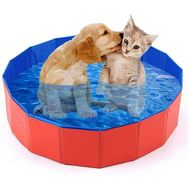 ToyX Collapsible Pet Dog Bath Pool, Kiddie Pool Hard Plastic Foldable
