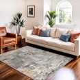 thumbnail image 3 of Roomisland Washable 3x5ft Entryway Rug Indoor, Non Slip Small Area Rug for Kitchen Bathroom Door Mat, Low Pile Floor Carpet with Rubber Backing, Vintage Farmhouse Decor, Easy Clean, 3 of 8