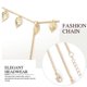 thumbnail image 4 of Boho Hair Chain Gold Chain Beads Tiara Bridal Prom Costume Hairstyle Accessories For Women And Girls Hair Chain Gold, 4 of 5