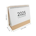 thumbnail image 2 of HAMPPLIES Desk Calendar Multi 1Pack Triangular Foldable Base, 2 of 8