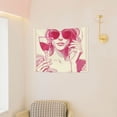 thumbnail image 3 of Kdxio Ace Of Diamonds Lady Wall Hanging Tapestries Banner For Bedroom College Dorm Home Living Room Party Decor 29X37 In, 3 of 8