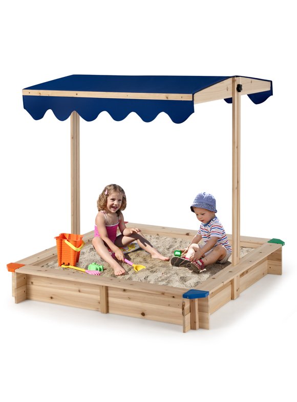 Wooden Sandboxes in Manual Shelves Toys