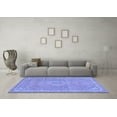 thumbnail image 3 of Ahgly Company Indoor Square Abstract Blue Modern Area Rugs, 8' Square, 3 of 4