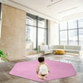 thumbnail image 3 of Hyknon rugs for living room Velvet Carpet For Princess Hexagonal Tent Floor Mat Comfortable Soft Machine Washable Rugs, 3 of 5