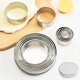 thumbnail image 3 of Juego de moldes de azúcar para galletas de cocina 304 moldes para galletas de acero inoxidable DIY para hornear lavable resistente al calor en relieve 12 piezas / juego Inevent HA009509-00B, 3 of 6