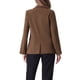 thumbnail image 3 of BLAZER DE OFICINA CHIC PARA MUJERES INSPIRADORAS, CHAQUETA DE TRAJE DE MANGA LARGA, TAMAÑO M, COLOR MARRÓN, 3 of 6