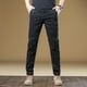 thumbnail image 4 of Pantalones casuales de sastrería para hombre, pantalones holgados de negocios para hombre, pantalones de oficina holgados de algodón, rectos, ajustados, largos, clásicos, ropa de calle, 4 of 5