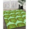 thumbnail image 3 of Ahgly Company Machine Washable Indoor Rectangle Transitional Green Area Rugs, 6' x 9', 3 of 7