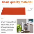 thumbnail image 4 of 12V Silicone Heating Pad Rubber Heat Mat Heated Bed Plate Flexible Waterproof Heating Piece for Battery,1 * Silicone Heating Pad,Orange, 4 of 8