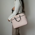 thumbnail image 3 of MKF Collection Rose Women Briefcase Bag Vegan Leather by Mia K - Lilac, 3 of 7