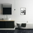 thumbnail image 3 of Stupell Industries Elephant Bathroom Splash Animals & Insects Painting Black Framed Art Print Wall Art, 16 x 20, 3 of 9