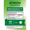 thumbnail image 2 of Triple Action Boron Complex | 6mg | 180 Count | Vegan, Non-GMO & Gluten Free Mineral Support | by Nature's Truth, 2 of 7
