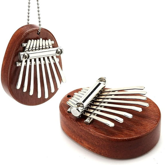 8 Keys Mini Kalimba Thumb Piano, Pocket Thumb Piano Portable Finger Piano Gift for Children Adults Beginners