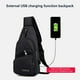 thumbnail image 5 of BCZHQQ Bolso bandolera para mujer y hombre, mochila impermeable con puerto de carga USB, bandolera para senderismo y viajes., 5 of 6