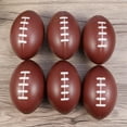 thumbnail image 4 of Fotboll Stressboll Pu Skum Rugbyboll Återhämtar sig långsamt Fotboll Super Bowl Festdekorationer 6 st db, 4 of 4