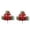 Red, variant on Artificial Fan Chrysanthemum Flowers, 2 Bundles Lifelike 12 Heads Silk Flowers for Cemetery Decor, Memorial Grave Arrangements, No Maintenance Tomb Decorations
