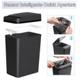 thumbnail image 2 of 12L Cubo De Basura Autom&aacute;tico USB Rechargeable - Impermeable Bote de Basura Inteligente con Tapa El&eacute;ctrica, Cubo de Basura Inteligente para Cocina, Oficina, Sala (Negro), 2 of 9
