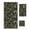 Black Dark Yellow Forest Green, variant on Rustic Lemon Vases Towel Set of 3, Soft Microfiber Bath Towels, Hand Towel, Washcloths, Vintage Botanical Wooden Quick-Dry Absorbent Towels for Bathroom Kitchen Hotel Beach Gym Spa