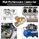 thumbnail image 4 of 2 Pcs 3 Way Check Valve External Thread (201610 Mm) 3-way Brass Pressure Relief Valve Compressor Compressor For Male Valve, 4 of 5