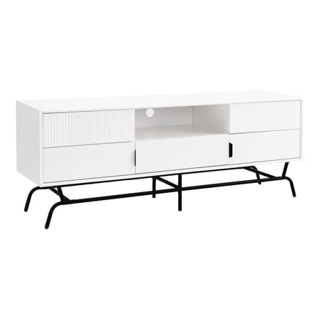 Furniture of America Yaztra TV Stand Fits TV's up to 65 in. with 3 Drawers