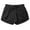Black, variant on Womens High Waisted Running Shorts Quick Dry Athletic Workout Shorts with Mesh Liner Pockets Black L