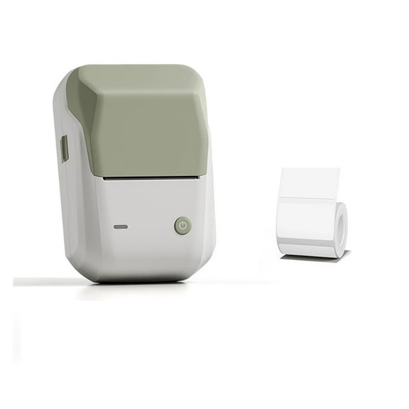Portable Thermal Printer with Tapes Adhesive Label Printer Mini Bluetooth Sticker Maker Support