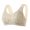 Beige, variant on Jacenvly Clearance Wireless Bras for Women Support Plus Ladies Comfortable Lace Breathable Bra Underwear No Rims