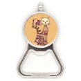 thumbnail image 1 of Soy perfecto eslogan Colorful Cat animal Acero inoxidable Metal cerveza tapa sacacorchos, 1 of 3