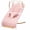 Pink, variant on 3 in 1 Baby Bouncer (Sit, Play & Relax),3 Recline Positions,Foldable Baby Rocker Chair W/ Removable Wooden Bar for 0-12 Months Infant & Toddler,Beige